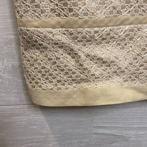 Muse Women's Split V-neck Short sleeve Sheath Dress - Picture 9 of 9